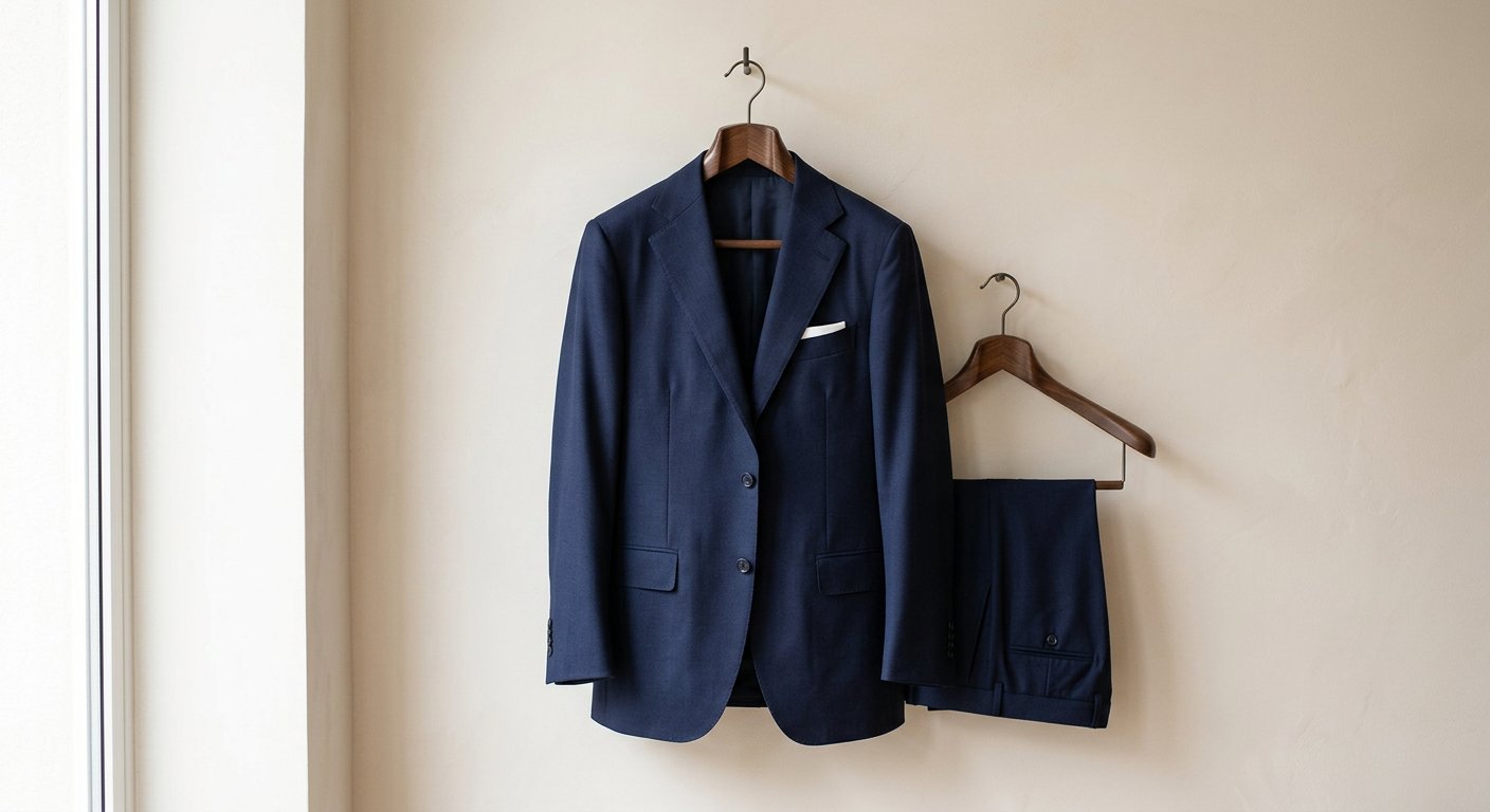 Tommy Hilfiger 2-Piece Suit (40R, Navy)